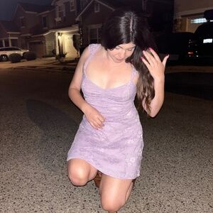 Purple dress